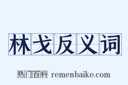 林戈反义词是什么意思的图片